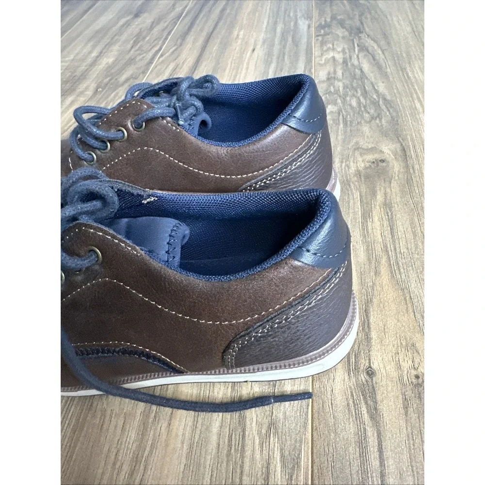 Mix No 6‎ Boys Size 3 Oxford Dress Shoes Brown